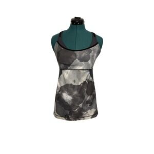 Lululemon Tank Top Womens Medium Athletic Built In Bra Racerback Yoga Gym Fitnes